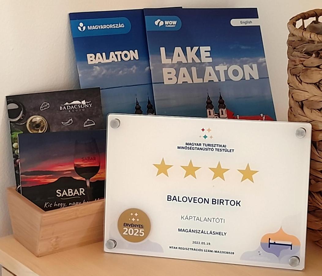 Baloveon Birtok Kaptalantoti Esterno foto